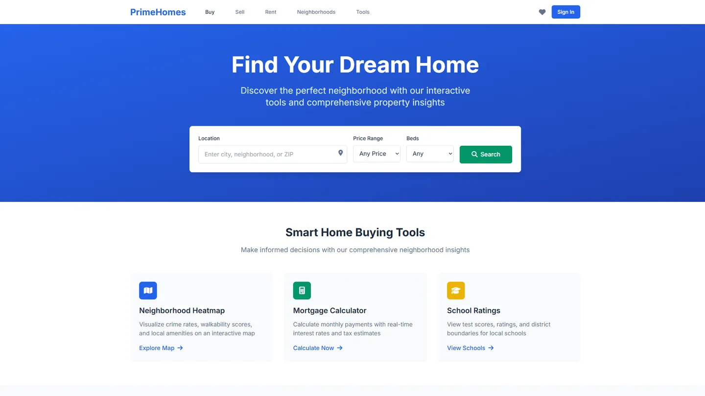Real Estate Website Builder