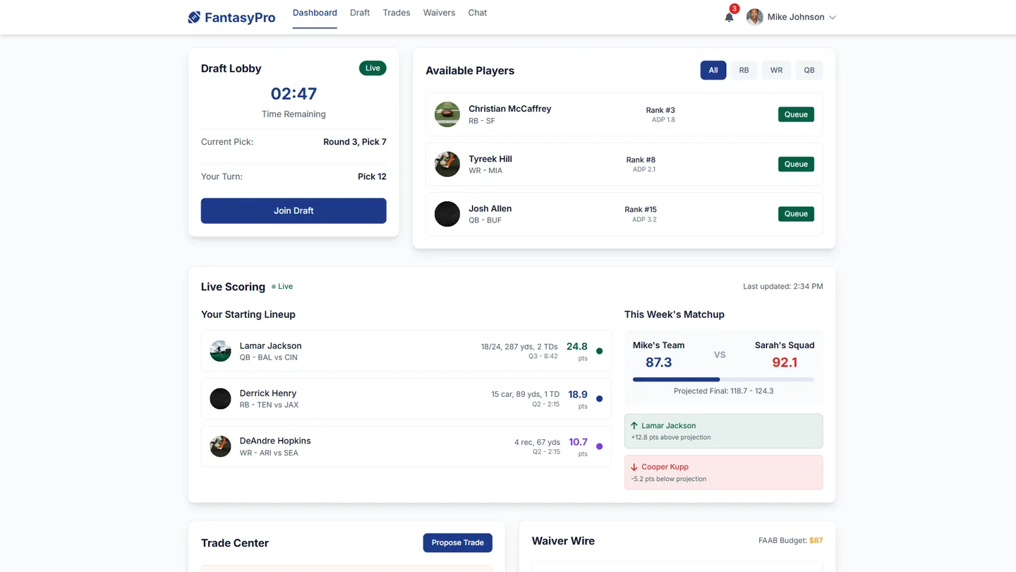 Sports Website Builder