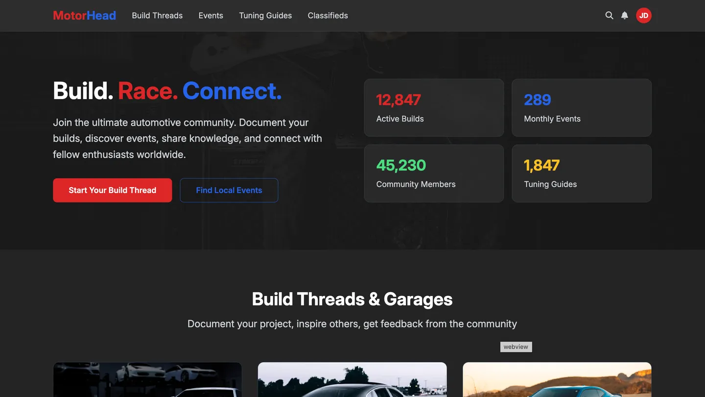 Automotive Website Builder
