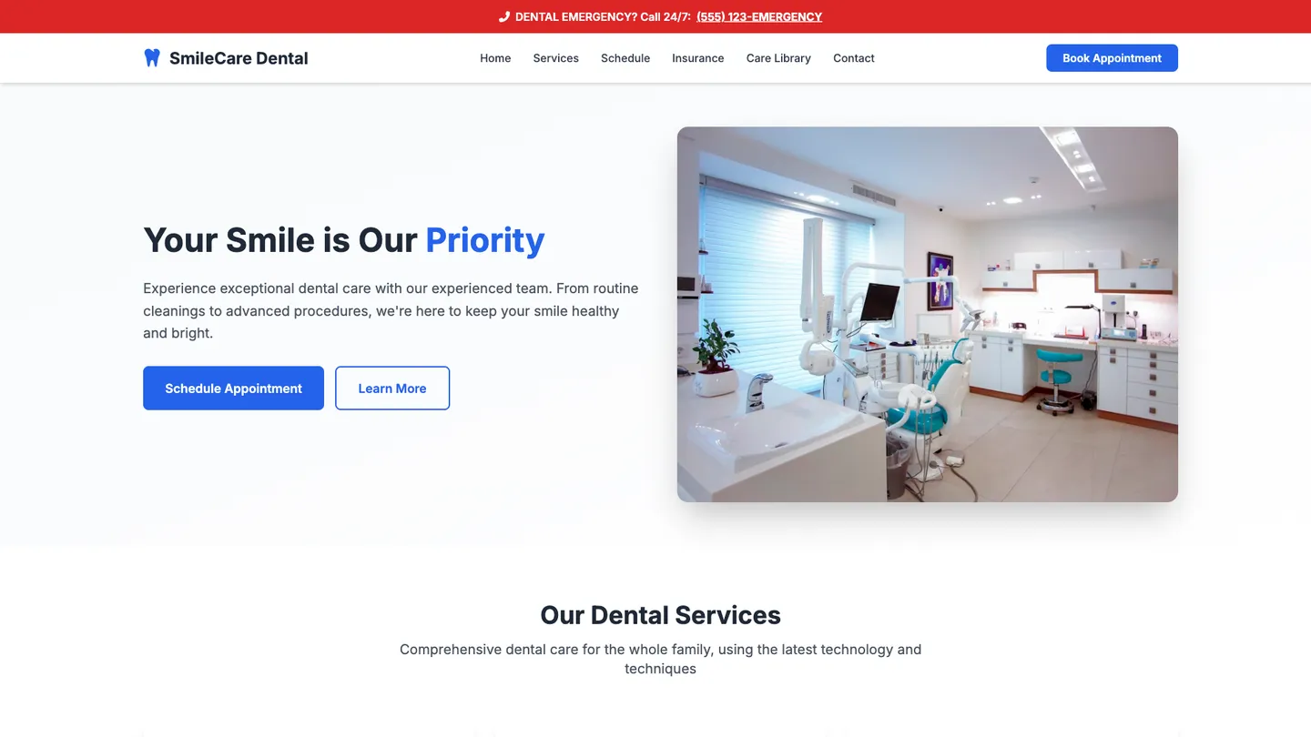 Dental Website Builder