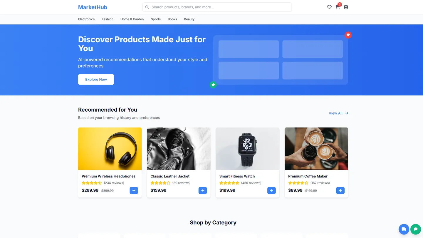 Marketplace Website Builder
