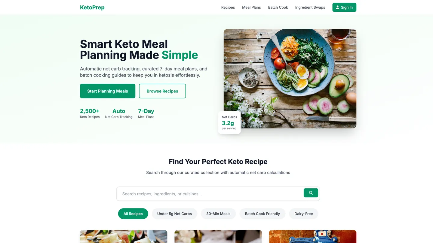 Vision Builder Examples AI Meal Prep Website Builder | Replit