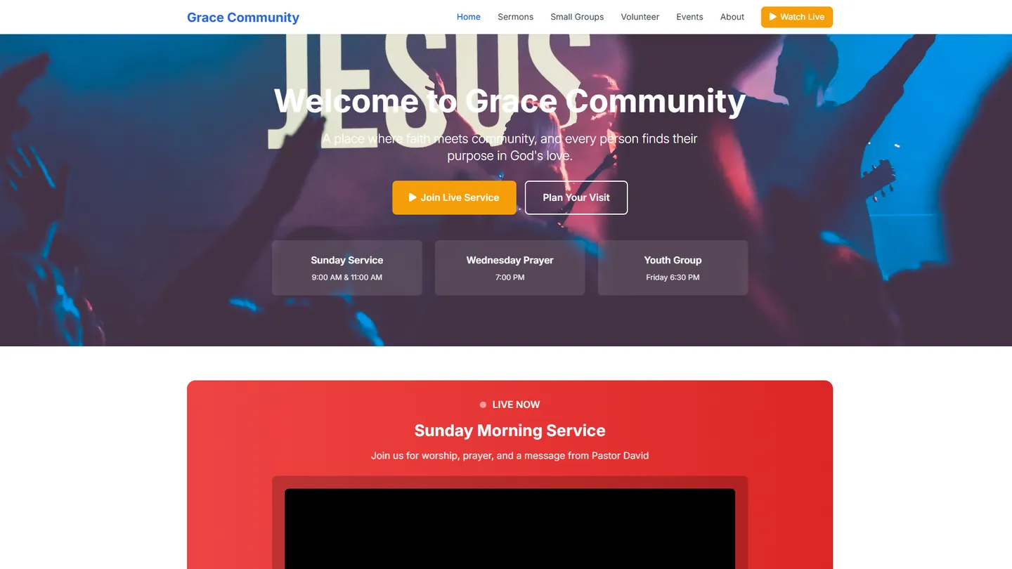 Church Website Builder