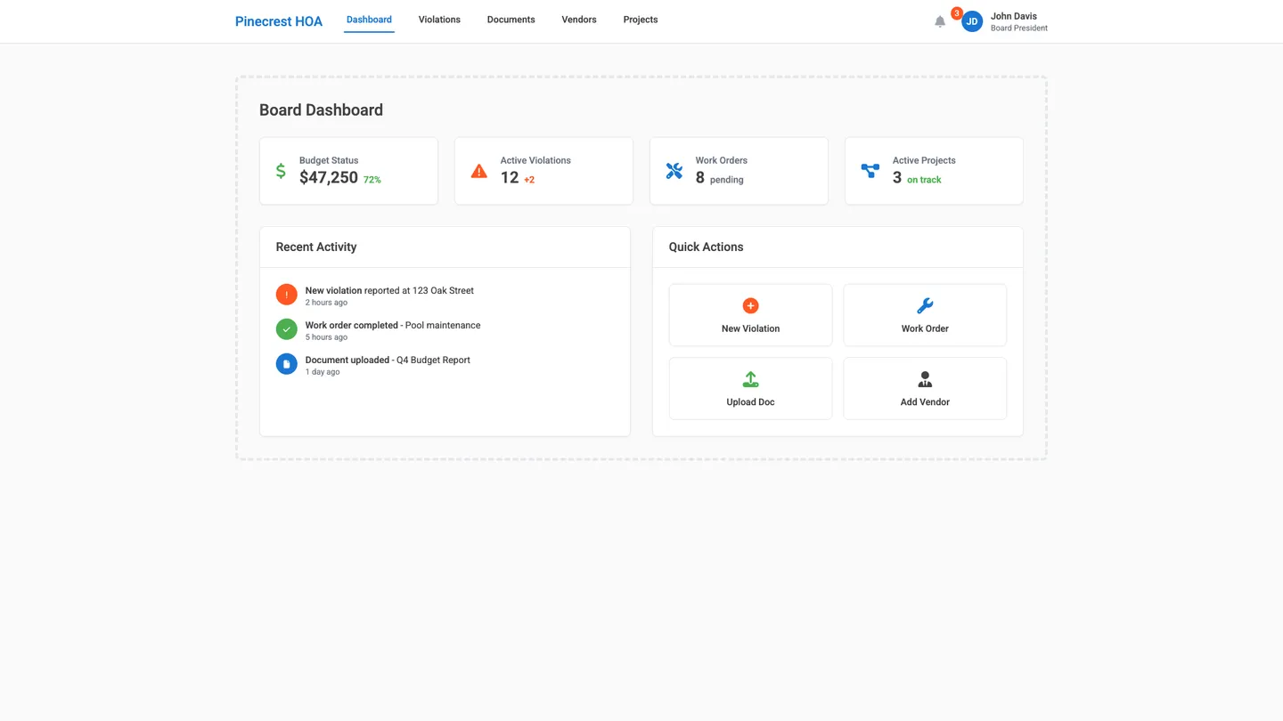 Hoa Website Builder