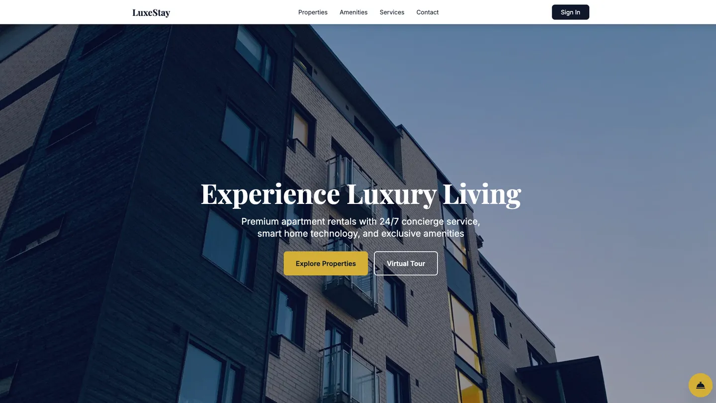 Apartment Website Builder